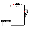 Bosch Home Comfort - Kocioł stojący Suprapur Suprapur MKB 240-3 - tył 